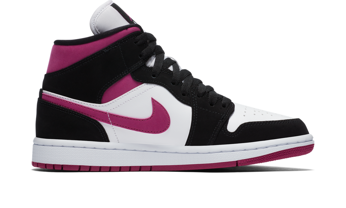 Air Jordan 1 Mid Magenta (Women's) BQ6472-005 — Vista 2