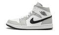 Air Jordan 1 Mid Light Smoke Grey Black (W) BQ6472-015 — Vista 1