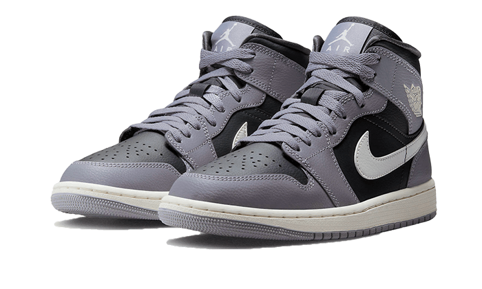 Air Jordan 1 Mid Cement Grey BQ6472-022 — Vista 2