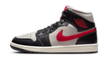 Air Jordan 1 Mid Black College Grey Gym Red (Women's) BQ6472-060 — Vista 1