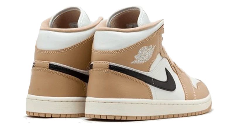 Air Jordan 1 Mid Desert BQ6472-103 — Vista 3