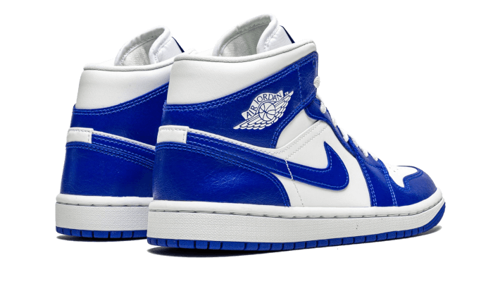 Air Jordan 1 Mid Kentucky Blue BQ6472-104 — Vista 3