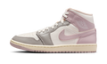 Air Jordan 1 Mid Enigma Stone Particle Rose (Women's) BQ6472-122 — Vista 1