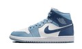 Air Jordan 1 Mid Blue BQ6472-140 — Vista 1