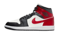 Air Jordan 1 Mid Black Toe BQ6472-160 — Vista 1