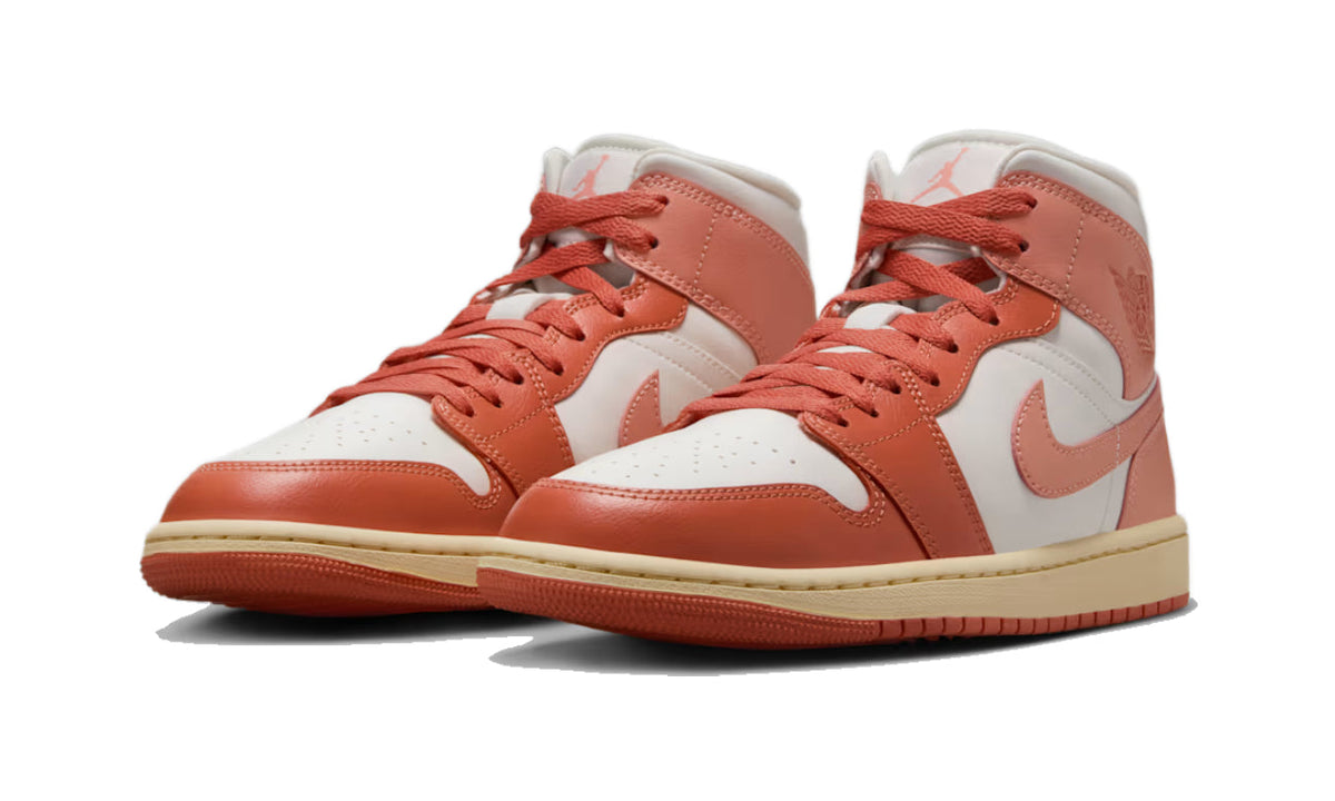 Air Jordan 1 Mid Madder Root (W) BQ6472-180 — Vista 2