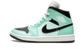 Air Jordan 1 Mid Aqua Blue Tint (Women's) BQ6472-300 — Vista 1