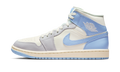 Air Jordan 1 Mid Psychic Blue Sail Coconut Milk (Women's) BQ6472-402 — Vista 1