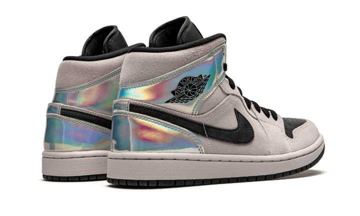 Air Jordan 1 Mid Dirty Powder Iridescent (Women's) BQ6472-602 — Vista 2