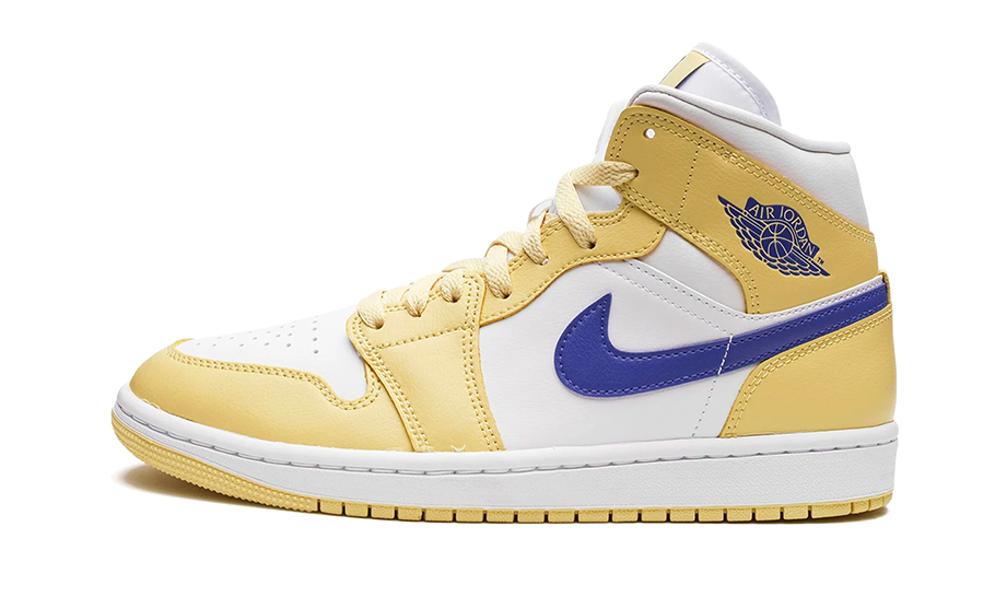 Air Jordan 1 Mid Lemon Wash Lapis BQ6472-701 — Vista 1