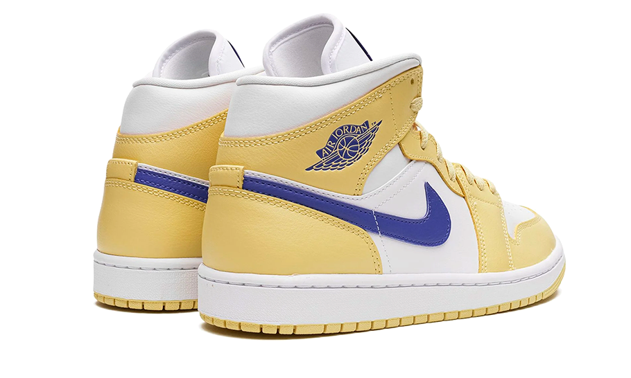 Air Jordan 1 Mid Lemon Wash Lapis BQ6472-701 — Vista 3