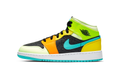 Air Jordan 1 Mid SE Aurora Green (GS) BQ6931-037 — Vista 1