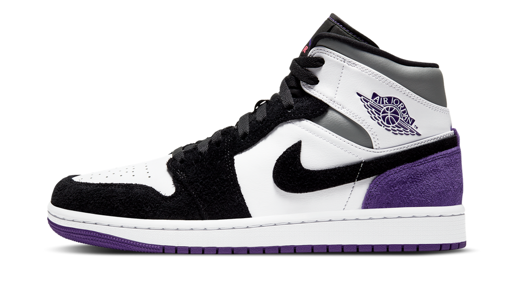 Air Jordan 1 Mid SE Purple (GS) BQ6931-105 — Vista 1