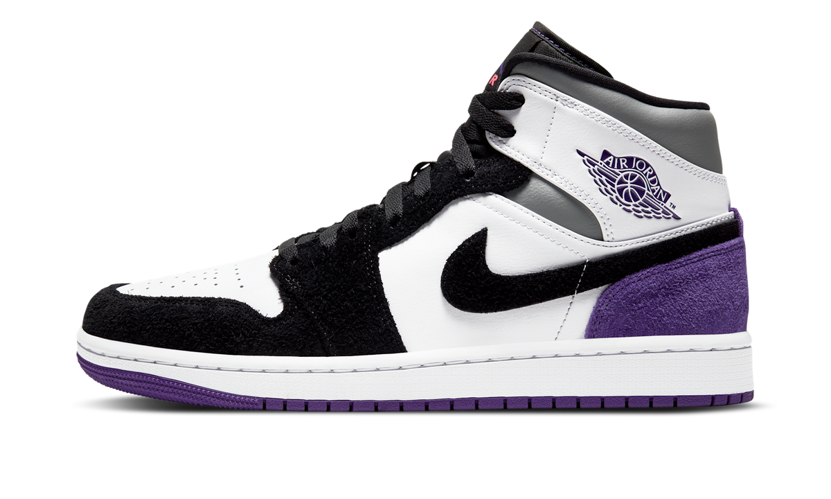 Air Jordan 1 Mid SE Purple (GS) BQ6931-105 — Vista 1