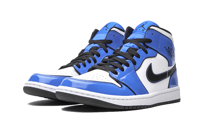 Air Jordan 1 Mid Signal Blue BQ6931-402 — Vista 2