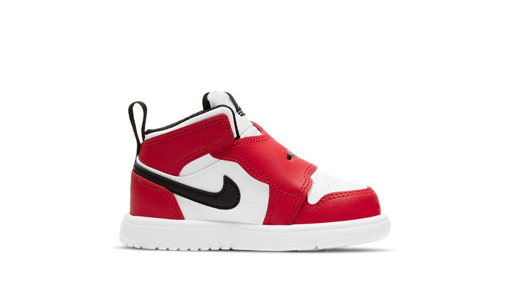 Sky Jordan 1 White Black University Red (TD) BQ7196-106 — Vista 2
