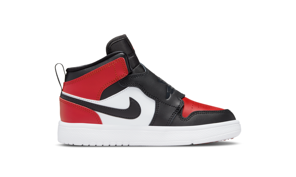 Sky Jordan 1 Bred Toe (PS) BQ7197-016 — Vista 2