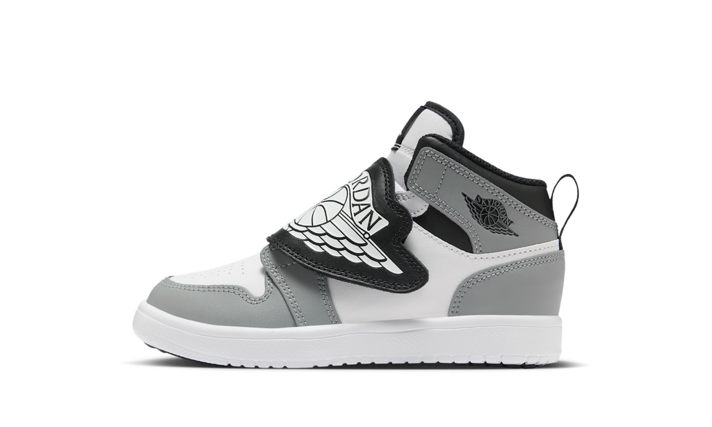Sky Jordan 1 White Black Particle Grey (PS) BQ7197-102 — Vista 1