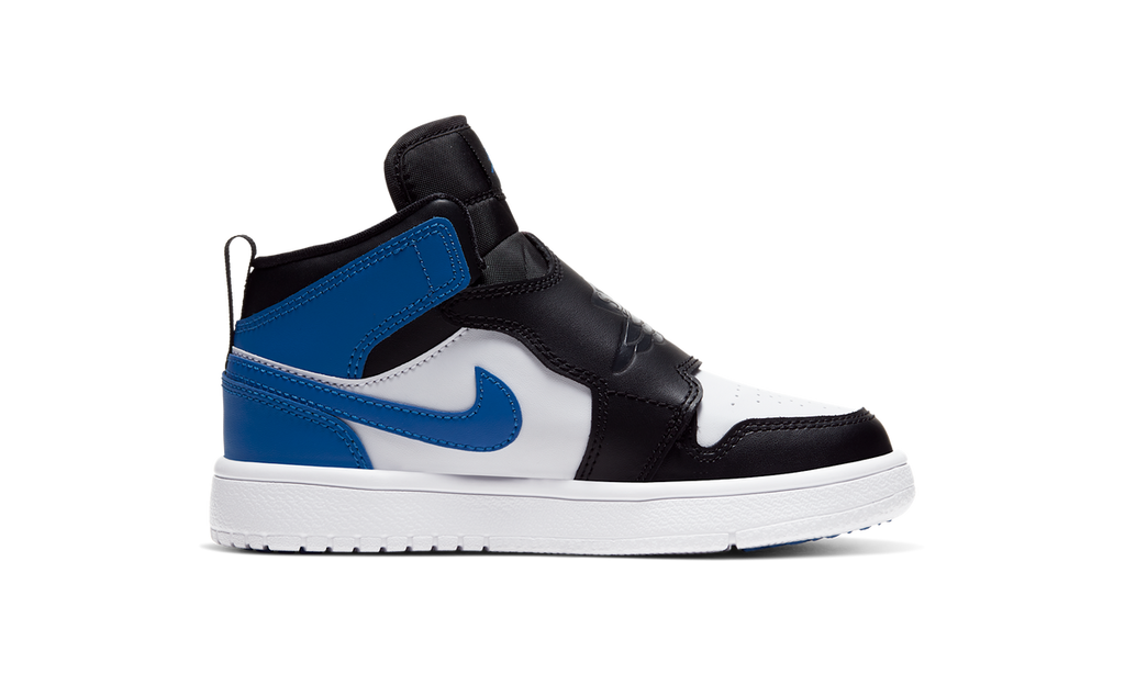 Sky Jordan 1 White Sport Blue Black (PS) BQ7197-115 — Vista 2