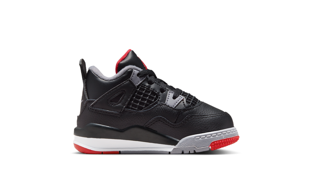 Air Jordan 4 Retro Bred Reimagined (TD) BQ7670-006 — Vista 2