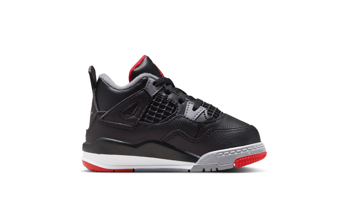 Air Jordan 4 Retro Bred Reimagined (TD) BQ7670-006 — Vista 2