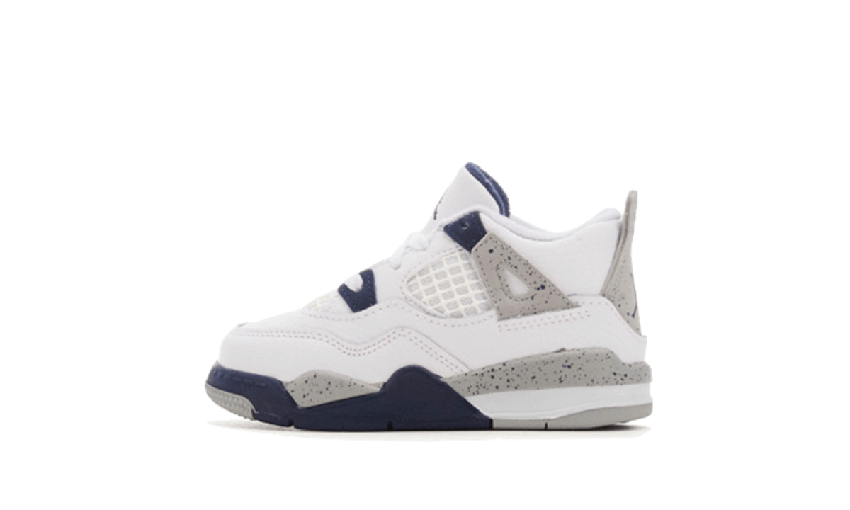 Air Jordan 4 Retro Midnight Navy (TD) BQ7670-140 — Vista 1