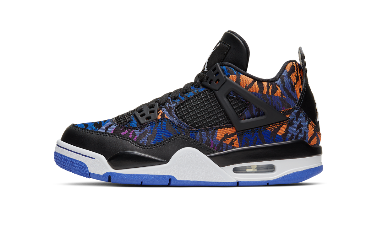 Air Jordan 4 Retro Black Rush Violet (GS) BQ9043-005 — Vista 1