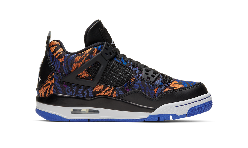 Air Jordan 4 Retro Black Rush Violet (GS) BQ9043-005 — Vista 2
