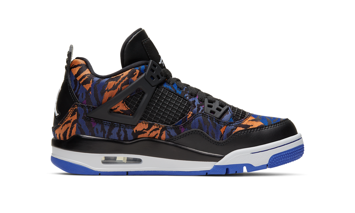 Air Jordan 4 Retro Black Rush Violet (GS) BQ9043-005 — Vista 2
