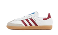 Adidas Samba OG White Collegiate Burgundy Gum