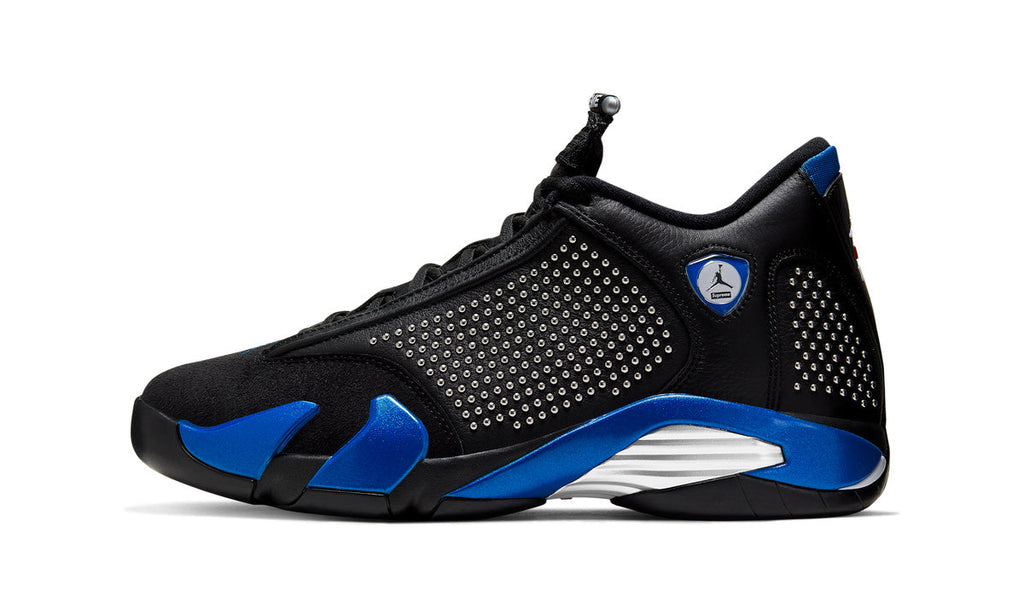 Air Jordan 14 Retro Supreme Black BV7630-004 — Vista 1