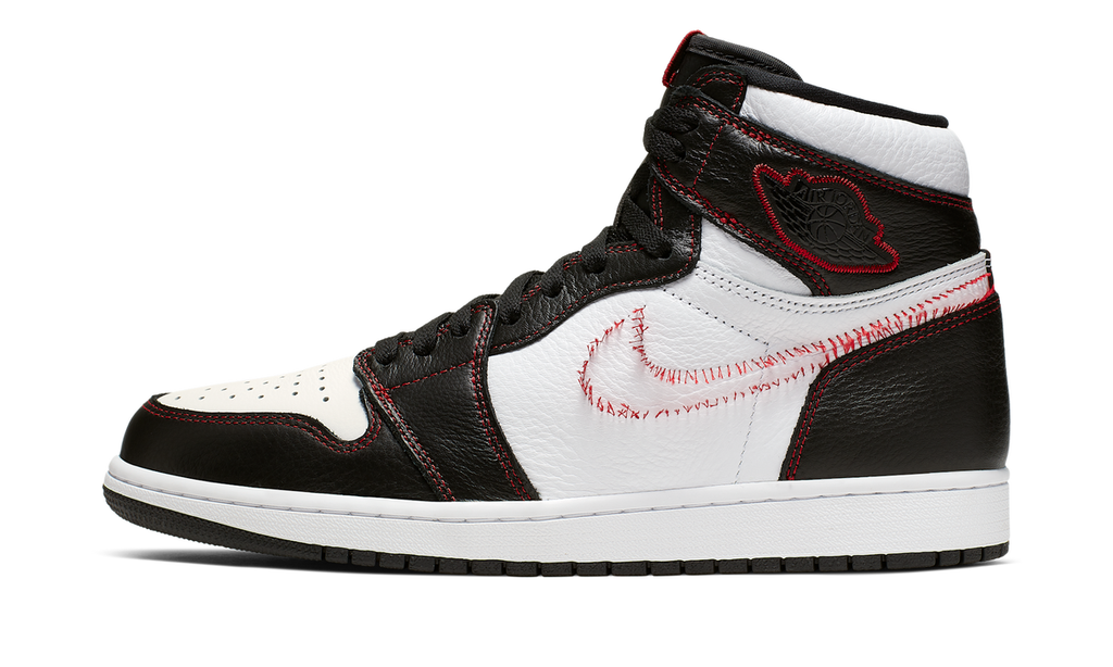 Air Jordan 1 Retro High Defiant White Black Gym Red CD6579-071 — Vista 1