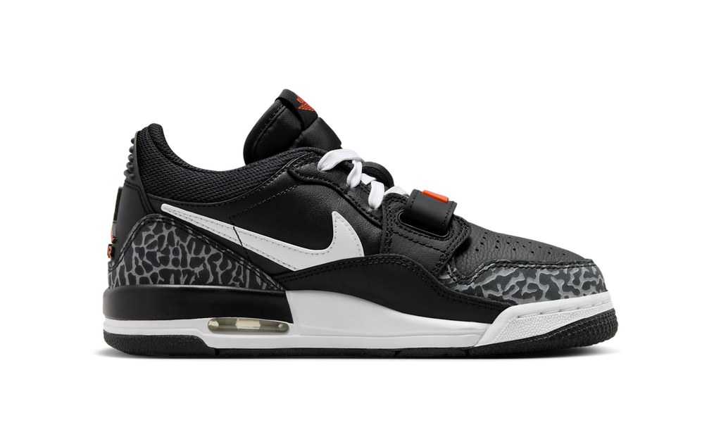 Air Jordan Legacy 312 Low Black White Safety Orange (GS) CD9054-018 — Vista 2