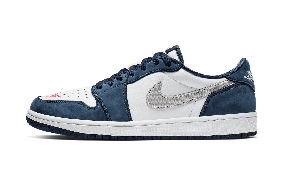 Air Jordan 1 Low SB Midnight Navy CJ7891-400 — Vista 1