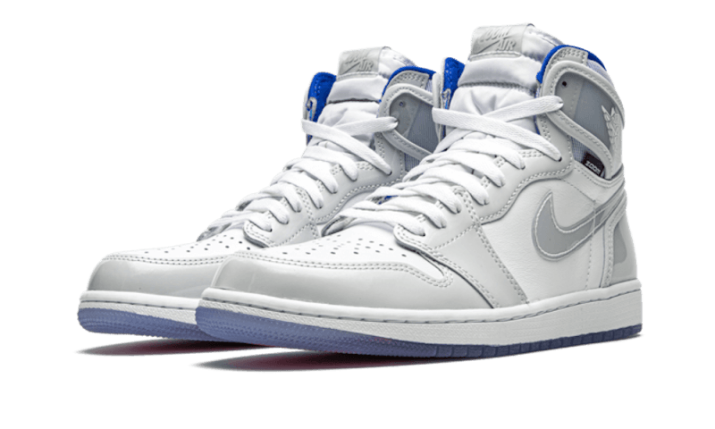 Air Jordan 1 Retro High Zoom White Racer Blue CK6637-104 — Vista 2