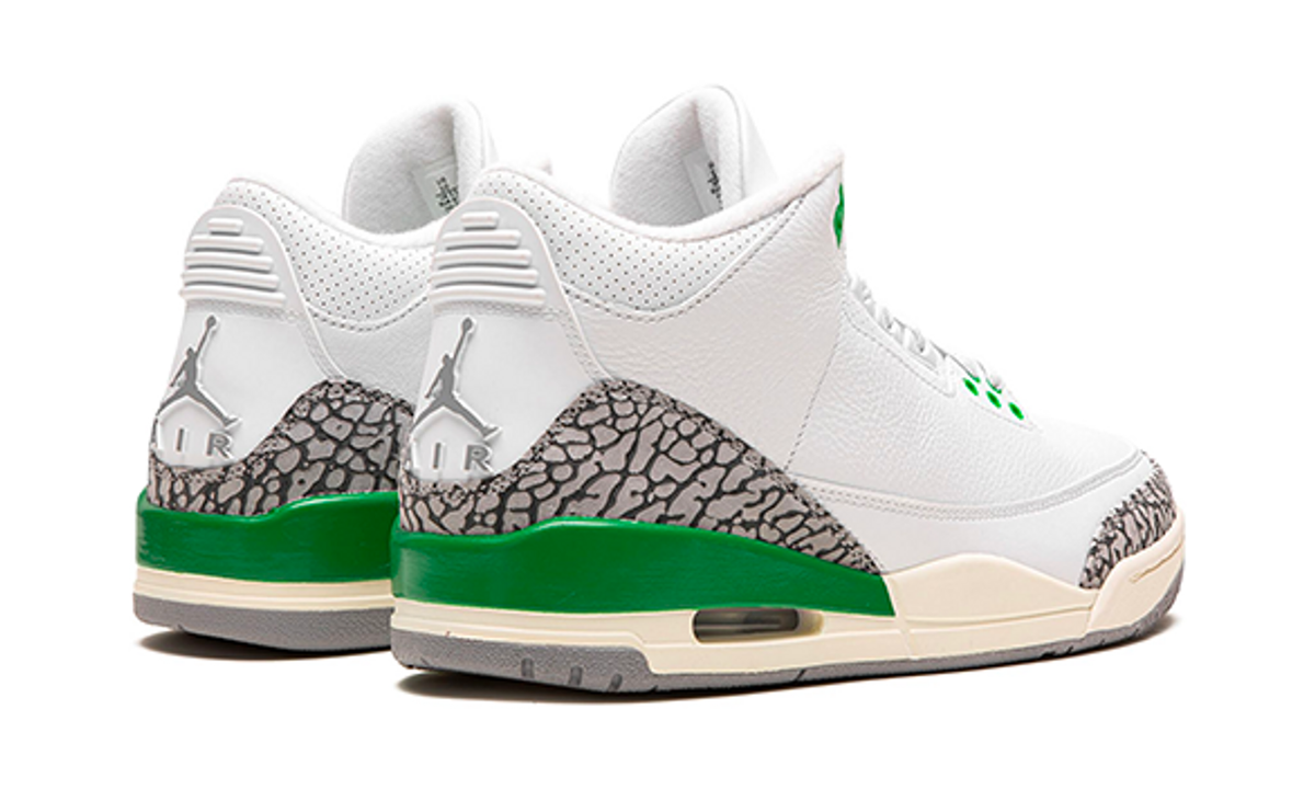 Air Jordan 3 Retro Lucky Green CK9246-136 — Vista 3