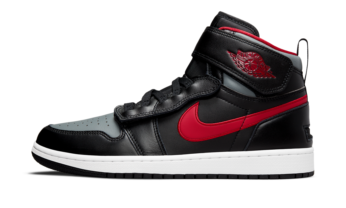 Air Jordan 1 High FlyEase Black Gym Red Smoke Grey CQ3835-006 — Vista 1