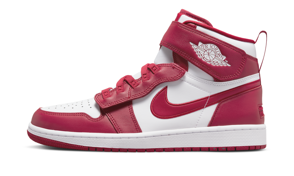 Air Jordan 1 High FlyEase White Cardinal Red CQ3835-601 — Vista 1