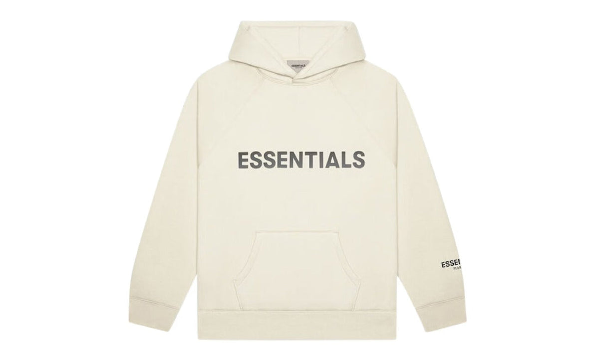 Fear of God Essentials Pullover Hoodie Applique Logo Buttercream