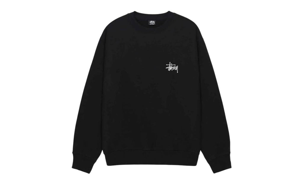 Stussy Basic Crew Black