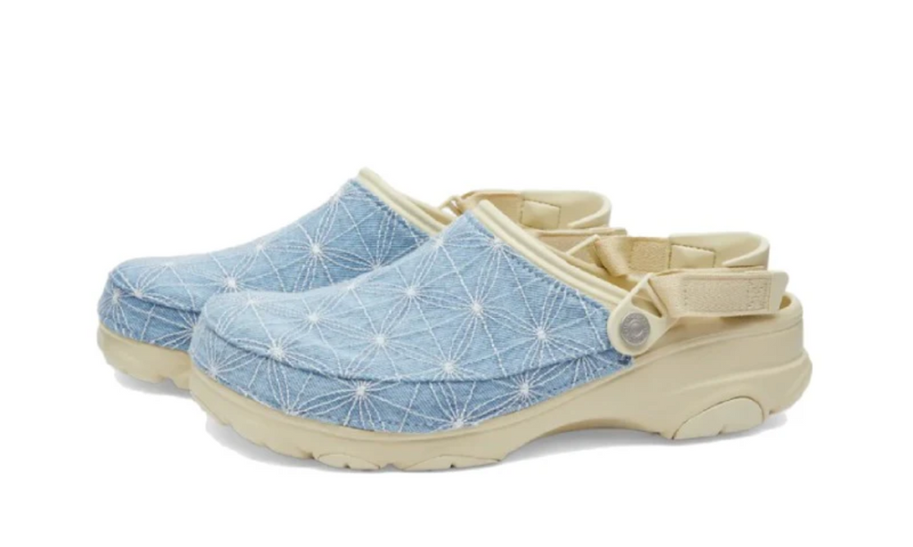 Crocs Classic All-Terrain Clog Levi's Sashiko Light Wash