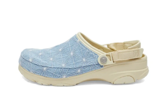 Crocs Classic All-Terrain Clog Levi's Sashiko Light Wash