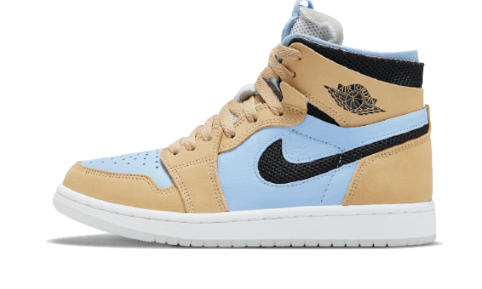 Air Jordan 1 High Zoom Air CMFT Psychic Blue (Women's) CT0979-400 — Vista 1