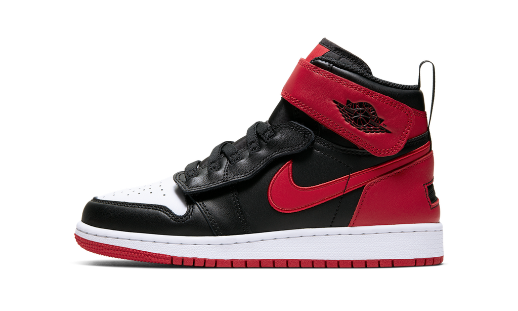 Air Jordan 1 High FlyEase Bred White Toe (GS) CT4897-001 — Vista 1