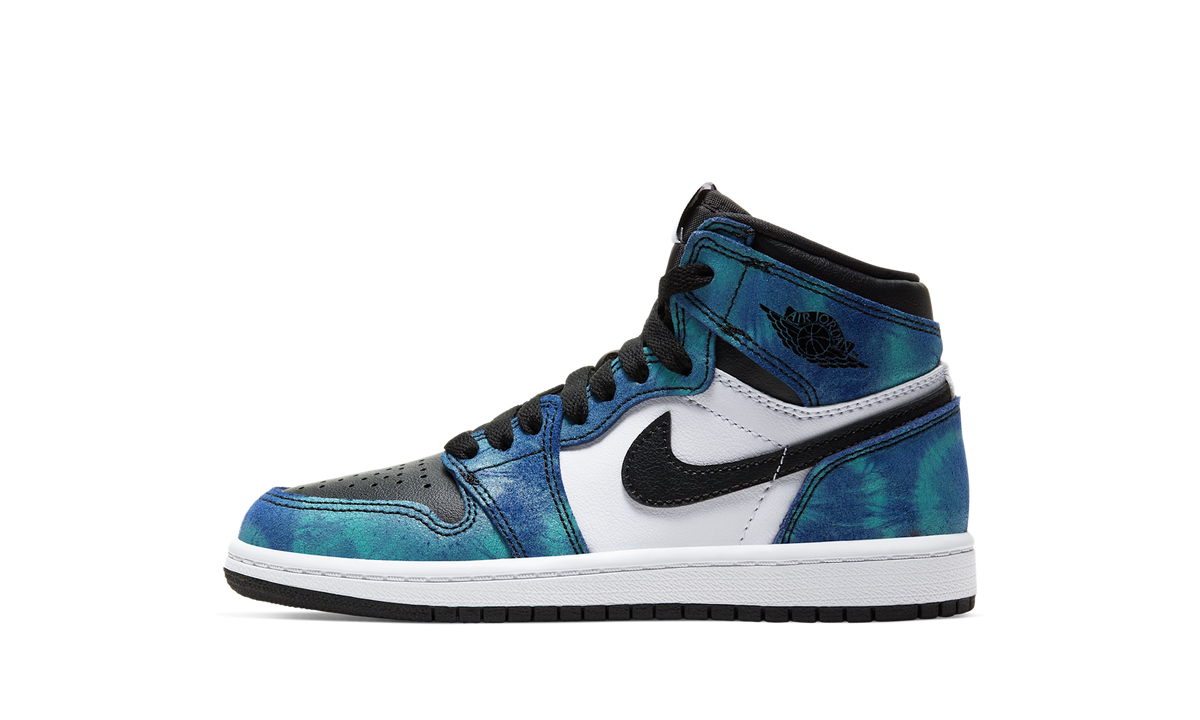 Air Jordan 1 Retro High Tie Dye (PS) CU0449-100 — Vista 1