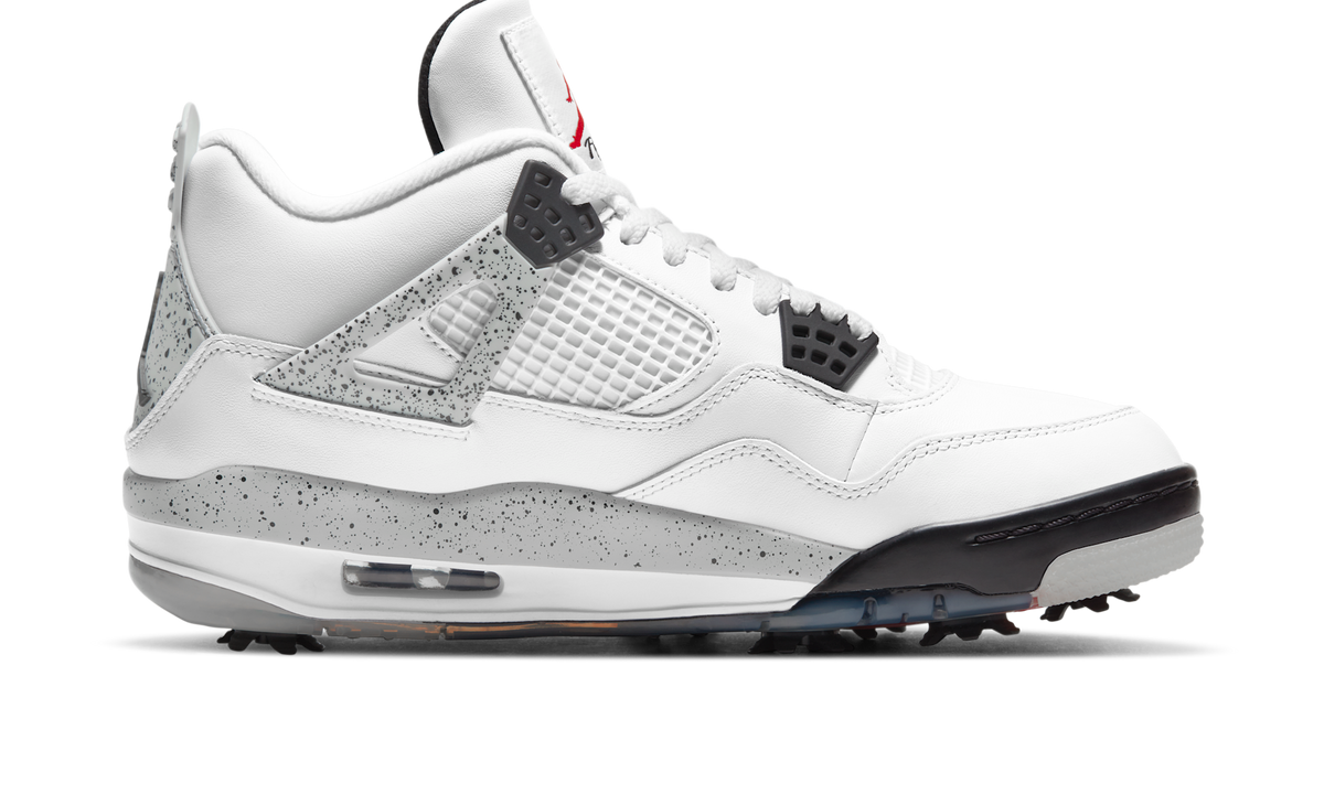 Air Jordan 4 Retro Golf White Cement CU9981-100 — Vista 2