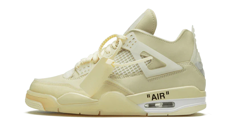 Air Jordan 4 Retro Off-White Sail CV9388-100 — Vista 1