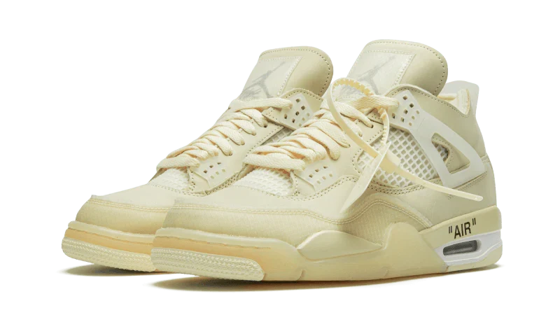 Air Jordan 4 Retro Off-White Sail CV9388-100 — Vista 2