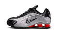 Nike Shox R4 Metallic Silver Black Picante Red (GS) — Foto 1