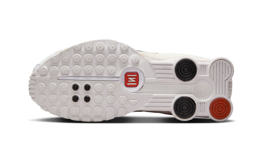 Nike Shox R4 White Phantom Picante Red (GS) — Foto 2